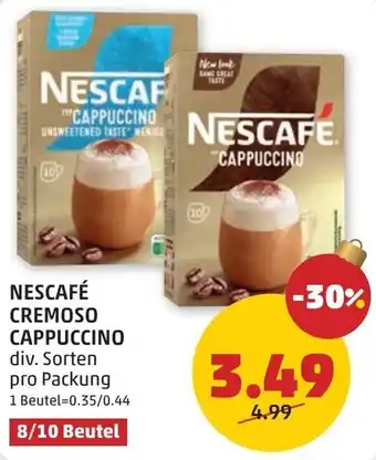 Nescafé cremoso cappuccino