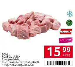 Transgourmet Kalb rosé gulasch Angebot