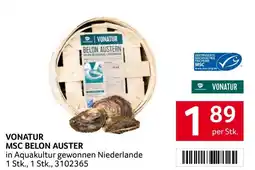 Transgourmet Vonatur msc belon auster Angebot