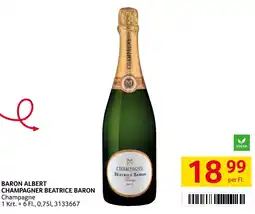 Transgourmet Baron albert champagner beatrice baron Angebot