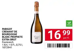 Transgourmet Parigot cremant de bourgogne blanc prophete extra brut Angebot