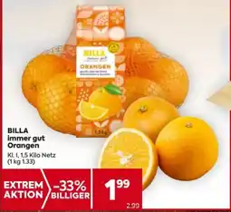 Billa BILLA immer gut Orangen Angebot