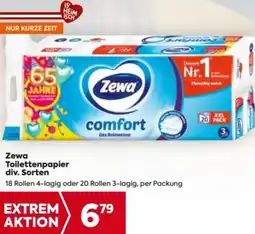 Billa Zewa Toilettenpapier div. Sorten Angebot