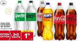 Billa Coca-Cola Limonaden div. Sorten Angebot