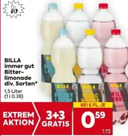 Billa BILLA immer gut Bitter- limonade div. Sorten Angebot