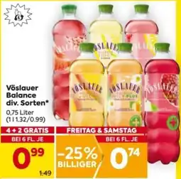 Billa Vöslauer Balance div. Sorten Angebot