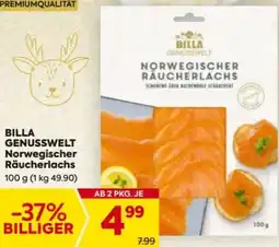 Billa Billa genusswelt norwegischer räucherlachs Angebot