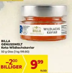 Billa Billa genusswelt keta wildlachskaviar Angebot