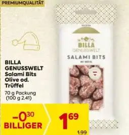 Billa BILLA GENUSSWELT GENUSSWELT Salami Bits Olive od. Trüffel Angebot