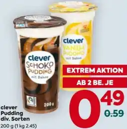 Billa clever Pudding div. Sorten Angebot