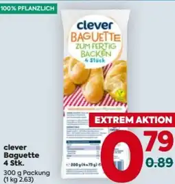 Billa clever Baguette 4 Stk. Angebot