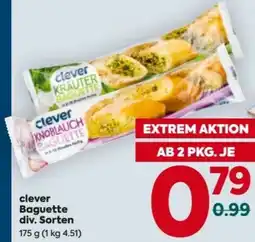 Billa clever Baguette div. Sorten Angebot