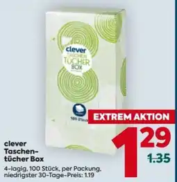 Billa clever Taschen- tücher Box Angebot