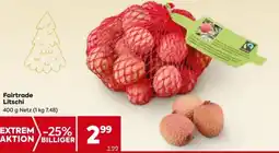 Billa Fairtrade Litschi Angebot