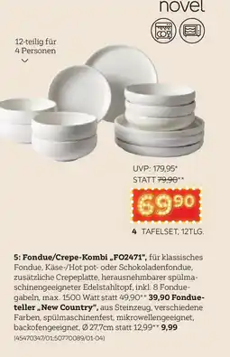 XXXLutz Novel TAFELSERVICE 12-teilig Angebot