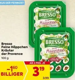 Billa Bresso Feine Häppchen Kräuter der Provence Angebot