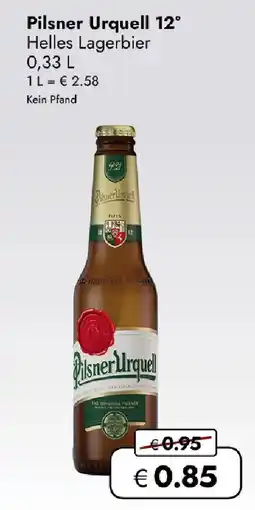 Travel FREE Pilsner Urquell 12° Angebot