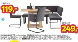 Möbelix MID.YOU Eckbank Dunkelgrau Polyester Laslo Angebot