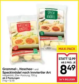 Maximarkt Grammel-, Haschee- und Speckknödel nach Innviertler Art Angebot