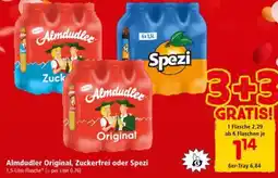 Interspar Almdudler Original, Zuckerfrei oder Spezi Angebot