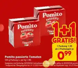 Interspar Pomito passierte tomaten Angebot