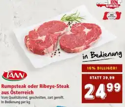 Interspar Rumpsteak oder ribeye-steak aus österreich Angebot
