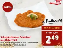 Interspar Schweinskarree Schnitzel aus Österreich Angebot