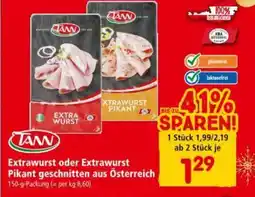 Interspar Extrawurst oder extrawurst pikant geschnitten aus österreich Angebot