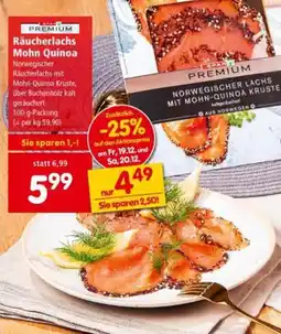Interspar Räucherlachs Mohn Quinoa Angebot