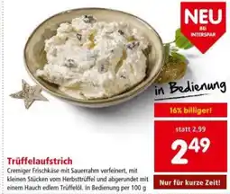 Interspar Trüffelaufstrich Angebot