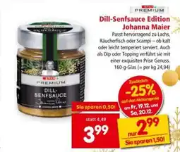 Interspar Dill-senfsauce edition johanna maier Angebot