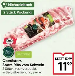 Maximarkt Oberösterr. Spare Ribs vom Schwein Angebot