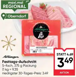 Maximarkt Festtags-Aufschnitt Angebot