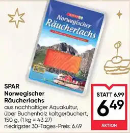 Maximarkt SPAR Norwegischer Räucherlachs Angebot