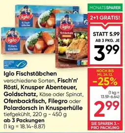 Maximarkt Iglo Fischstäbchen Angebot