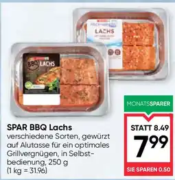 Maximarkt SPAR BBQ Lachs Angebot