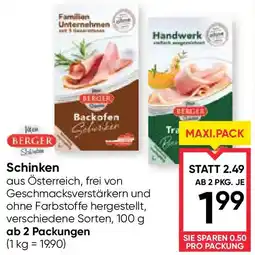 Maximarkt Schinken Angebot