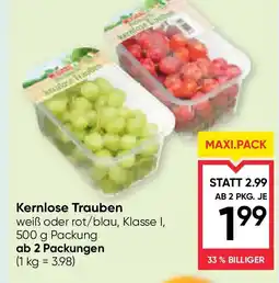 Maximarkt Kernlose Trauben Angebot