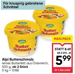 Maximarkt Alpi Butterschmalz Angebot