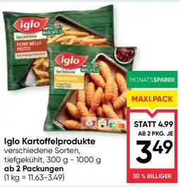 Maximarkt Iglo Kartoffelprodukte Angebot