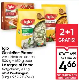 Maximarkt Iglo Genießer-Pfanne Angebot