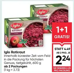 Maximarkt Iglo Rotkraut Angebot