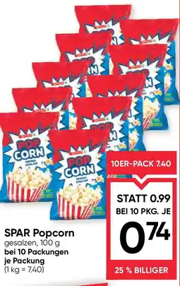 Maximarkt SPAR Popcorn Angebot