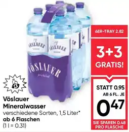 Maximarkt Vöslauer Mineralwasser Angebot