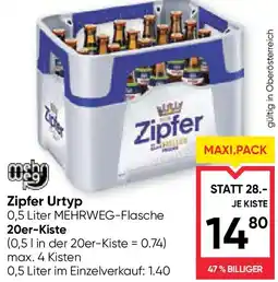 Maximarkt Zipfer Urtyp Angebot