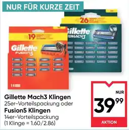 Maximarkt Gillette Mach3 Klingen Angebot
