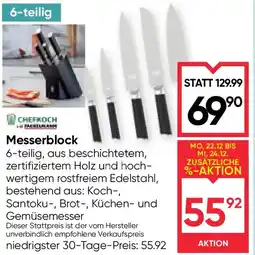 Maximarkt Messerblock Angebot