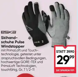 Maximarkt Skihand- schuhe Pulse Windstopper Angebot