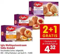 Interspar Iglo Mehlspeisentraum Süße Knödel Angebot