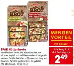 Interspar SPAR Hüttenbrote Angebot
